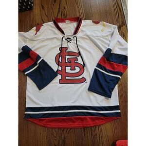 St Louis Cardinals Jersey Baseball MLB Mens Size XL Shirt Hockey Style